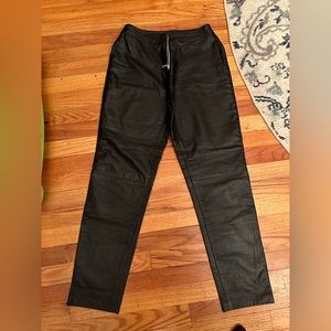Leather pants